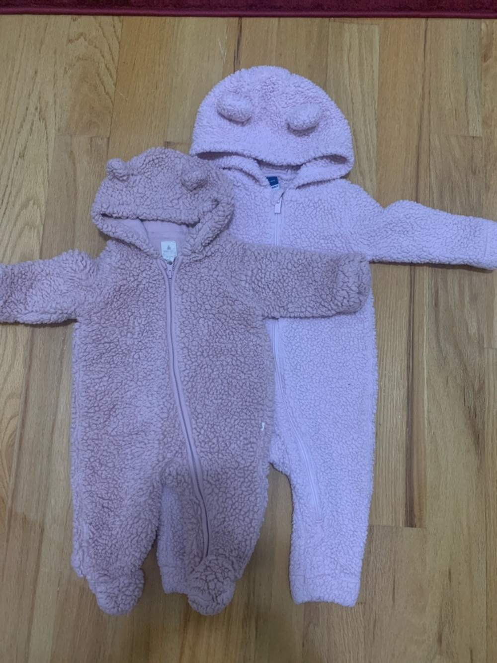 Cozy Pink Sherpa bodysuit set